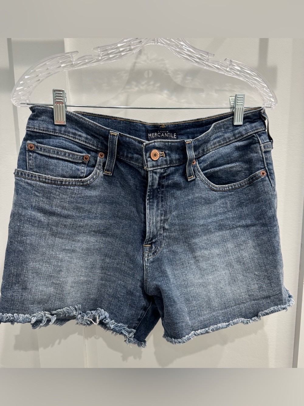 J. Crew Mercantile Denim Cutoff Shorts Size 27